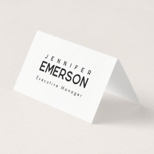 Carte De Visite Minimaliste moderne professionnel plain 