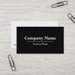 Carte De Visite Minimaliste personnalisé Modèle personnalisé