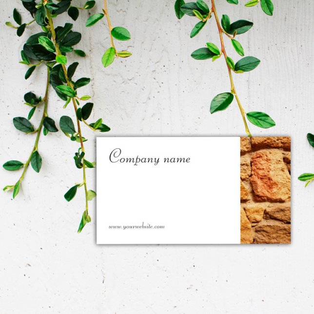 Carte de visite minimaliste photographique en pier (Créateur téléchargé)