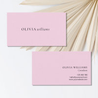 Minimaliste rose simple professionnel