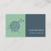 MINT VERT MARINE TRICOT GREC WOOL YARN BALL