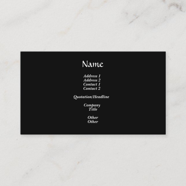 Carte De Visite Minuscule coeur Rosaire (Devant)