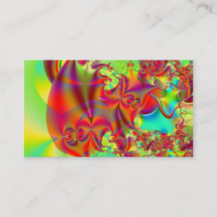 Carte De Visite Mirador II · Art de fractale · Rouge et vert