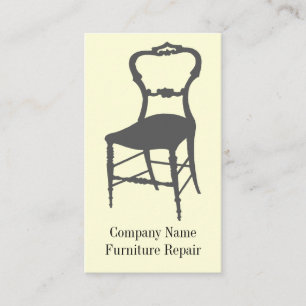 Carte De Visite Mobilier Et Réparation Et Restauration Antique