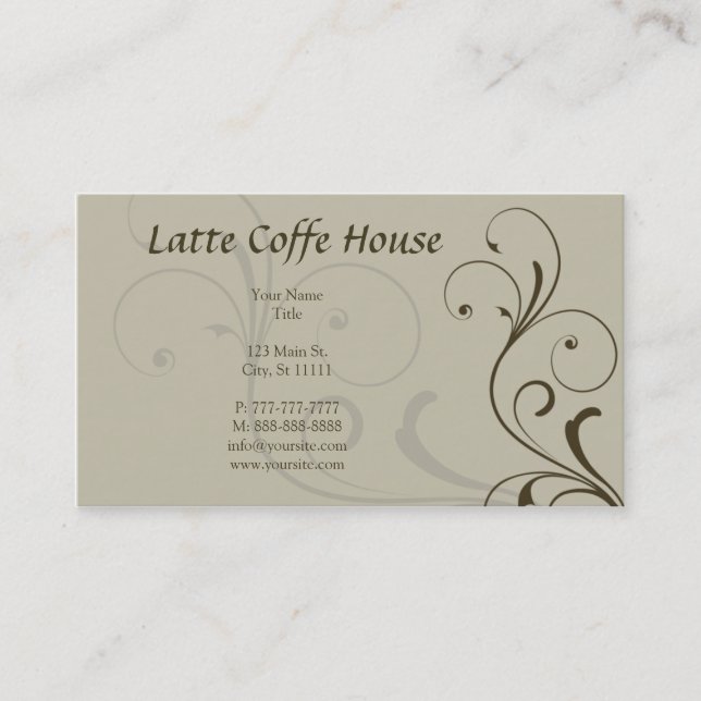 Carte de visite Mocha (Devant)