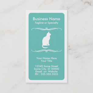 Carte De Visite mod cat (couleur personnalisable)