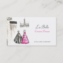 Carte De Visite Mode Boutique Couturier