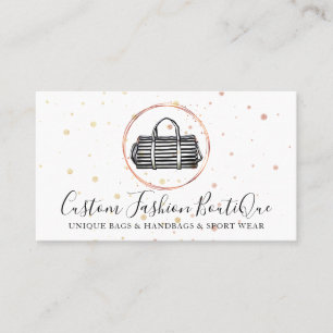Carte De Visite Mode Boutique Girl Porte-monnaie sac