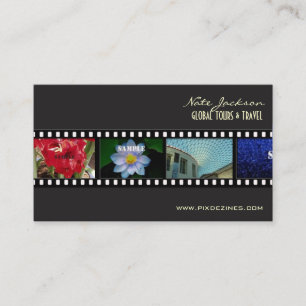 CARTE DE VISITE MODE DE VOYAGE / MODÈLE DE PORTFOLIO PHOTO / FILMS