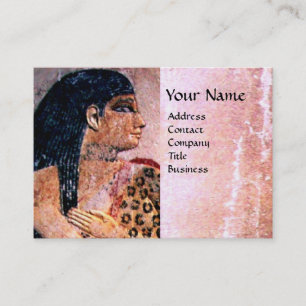 CARTE DE VISITE MODE ET BEAUTÉ DE L'ÉGYPTE ANTIQUE