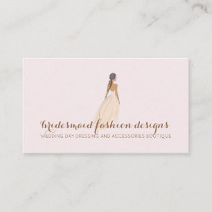 Carte De Visite Mode pour la fête de mariage des demoiselles d'hon