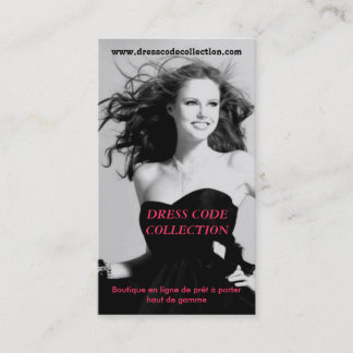 CARTE DE VISITE MODE STYLISME PRET A PORTER