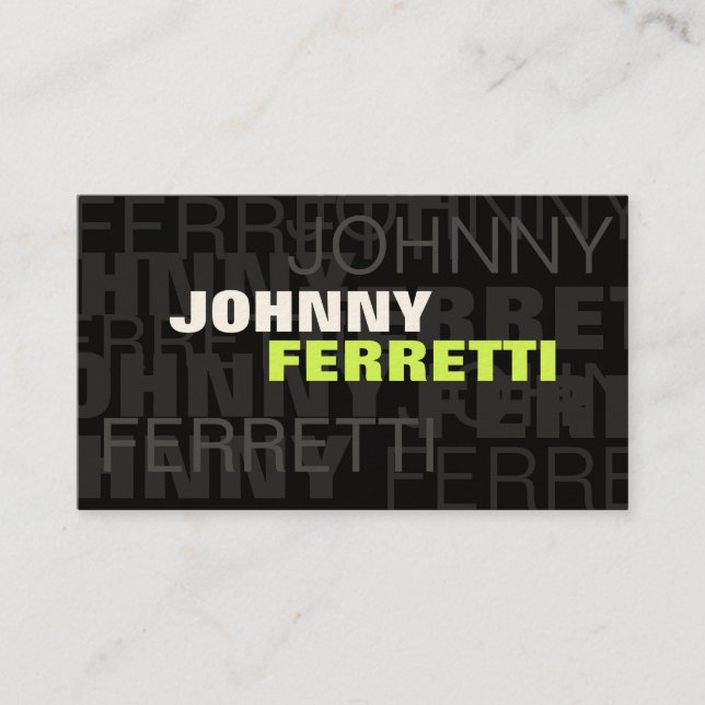 Carte De Visite Mode viii (Devant)