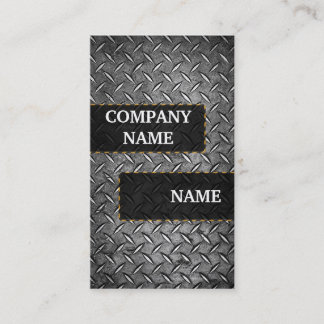 Carte De Visite Model metal diamond card