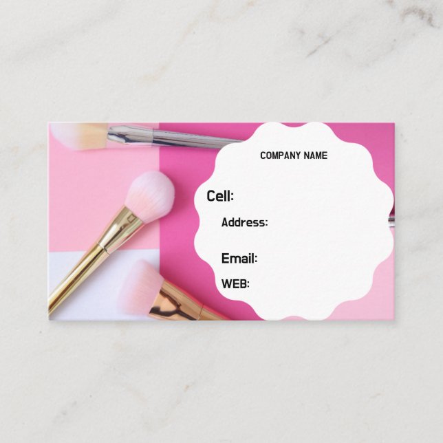 CARTE DE VISITE MODÈLE BASIC (Devant)