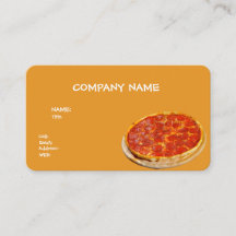 CARTE DE VISITE MODÈLE BASIQUE PIZZA