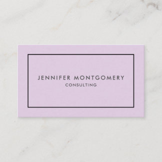 Carte De Visite MODÈLE commercial LILAC