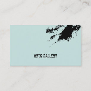 Carte De Visite Modèle d'arête bleu clair