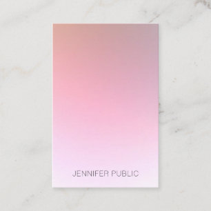 Carte De Visite Modèle de design moderne et créatif coloré