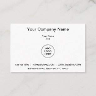 Carte De Visite Modèle de logo européen