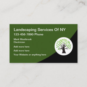 Carte de visite Modèle du logo du service d'aménag