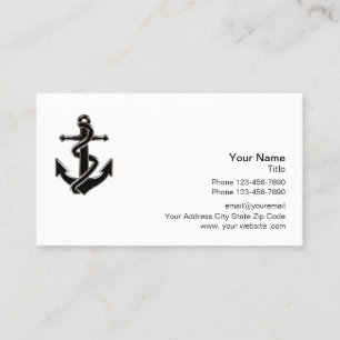 Carte De Visite Modèle du logo professionnel nautique
