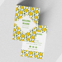 Modèle floral vertical minimaliste moderne