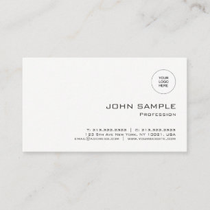 Carte De Visite Modèle minimaliste moderne téléchargez votre logo