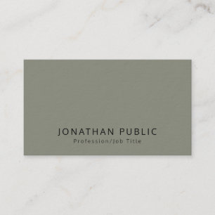 Carte De Visite Modèle moderne personnalisé élégant Premium épais