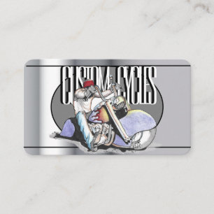 Carte de visite modèle moto