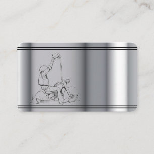 Carte de visite modèle moto