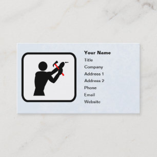 Carte De Visite Modèle personnalisable du logo Handyman