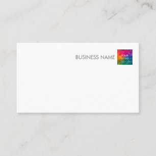 Carte De Visite Modèle personnalisé Ajoutez votre logo d'entrepris