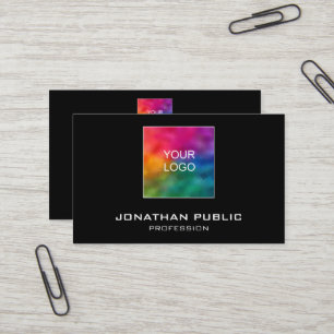 Carte De Visite Modèle personnalisé Ajoutez votre propre logo ici