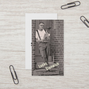 Carte De Visite Modèle personnalisé de construction minimaliste