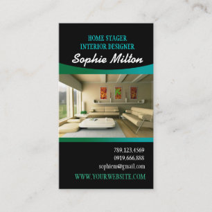 Carte De Visite Modèle photo à la maison de dessinateur