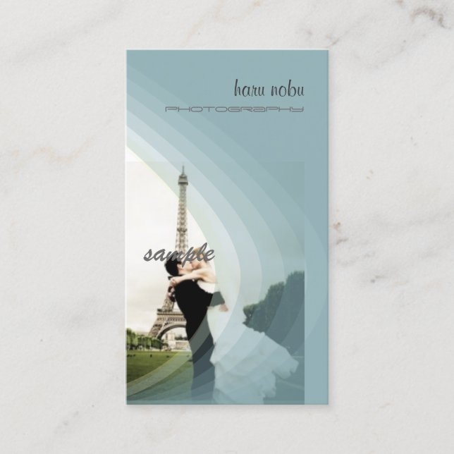 Carte De Visite Modèle photo, ajoutez le vôtre (Devant)