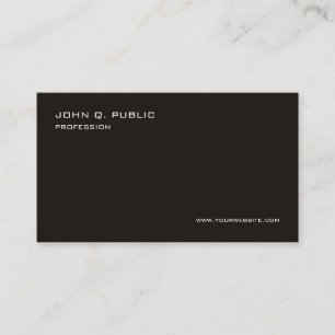 Carte De Visite Modèle professionnel élégant et moderne personn