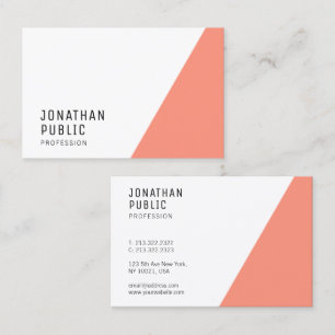 Carte De Visite Modèle professionnel élégant moderne personnalisé