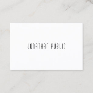 Carte De Visite Modèle professionnel minimaliste moderne créatif