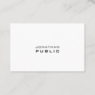 Carte De Visite Modèle Professionnel Moderne Minimaliste Élégant