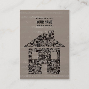 Carte De Visite Modèle professionnel moderne unique de maison de