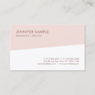 Carte De Visite Modèle professionnel simple moderne élégant à la