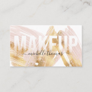 Carte De Visite modèle rose pâle du script de signature de l'artis