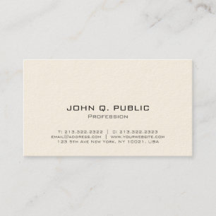 Carte De Visite Modèle simple moderne professionnel personnalisé