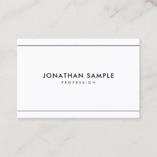 Carte De Visite Modèle simple professionnel moderne minimaliste