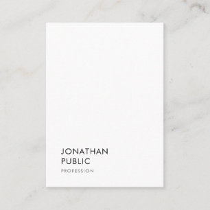 Carte De Visite Modèle simple tendance élégant professionnel moder