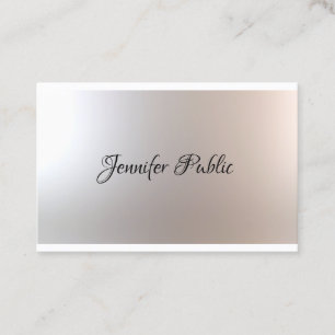 Carte De Visite Modèle tendance