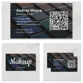 Carte De Visite Modèles de maquillage chic pour indépendants