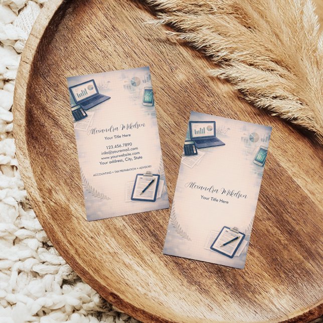 Carte De Visite Modern CPA Office  (Créateur téléchargé)